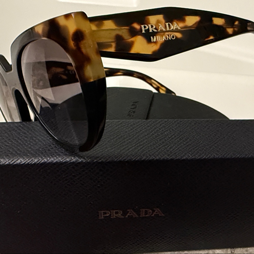 Prada Brown Tortoise Sunglasses